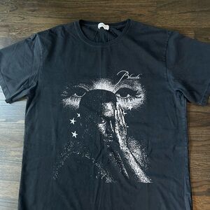 Rhude Black Graphic Short Sleeve Tee